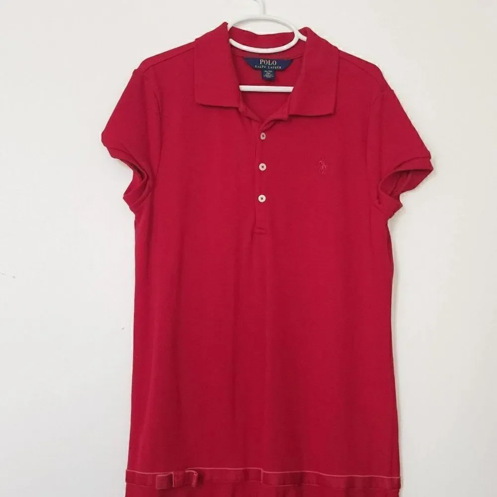 Polo RL‎ Girl's - Size XL/16 - Red Polo dress